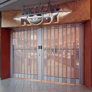 Storefront Security Door AS350 Sliding