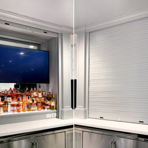 Overhead Coiling Shutter Doors Counter - Motorized