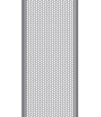 as400 sliding grill panel perforated steel